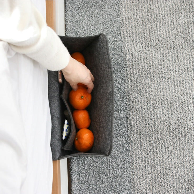 Bedside Storage in use