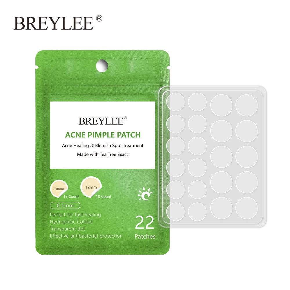 BREYLEE Tea Tree Acne Patch Daily Use Night Use Acne Patch Lighten Acne Mark Ultra-Thin 0.1mm Acne Patch OEM