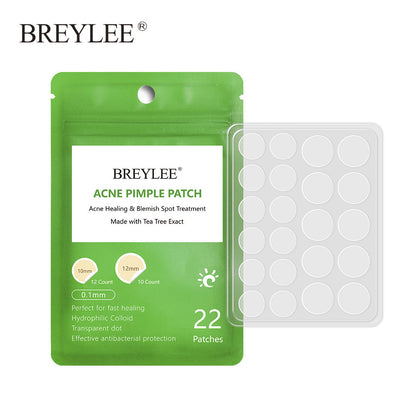 BREYLEE Tea Tree Acne Patch Daily Use Night Use Acne Patch Lighten Acne Mark Ultra-Thin 0.1mm Acne Patch OEM