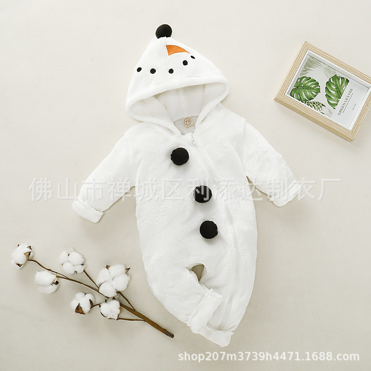 2020 Amazon hot white snowman jumpsuit