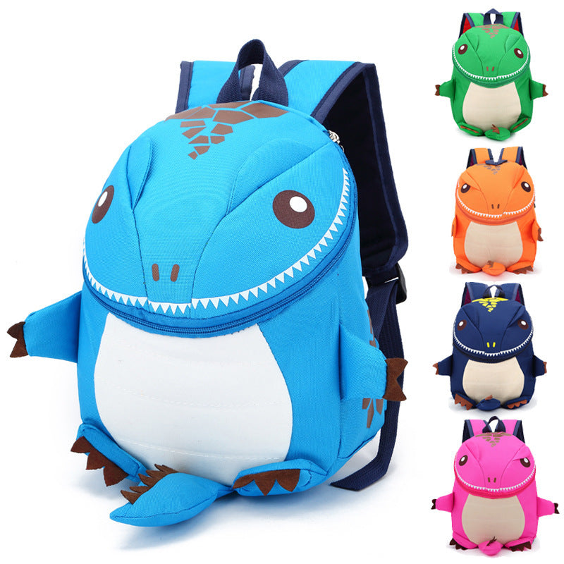 Children's bags new cartoon kindergarten shoulders personality fashion small dinosaur children's schoolbag backpack custom 274