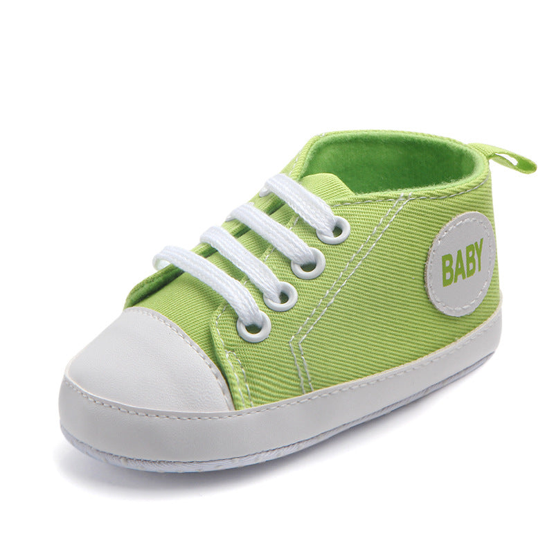 Wholesale side baby soft bottom shoes baby toddler shoes spring and autumn new 0284