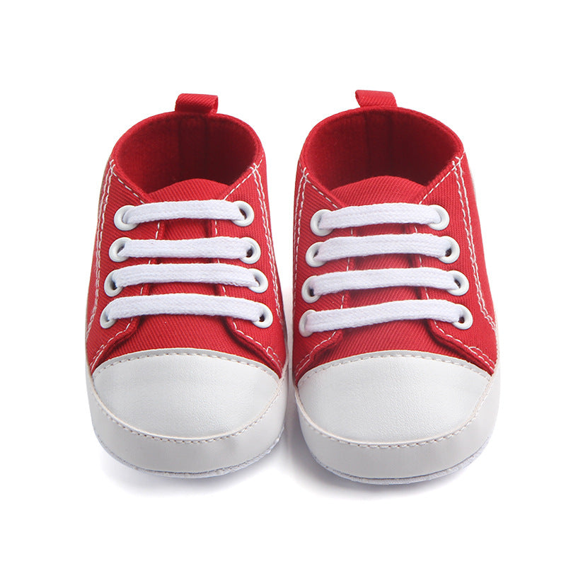 Wholesale side baby soft bottom shoes baby toddler shoes spring and autumn new 0284