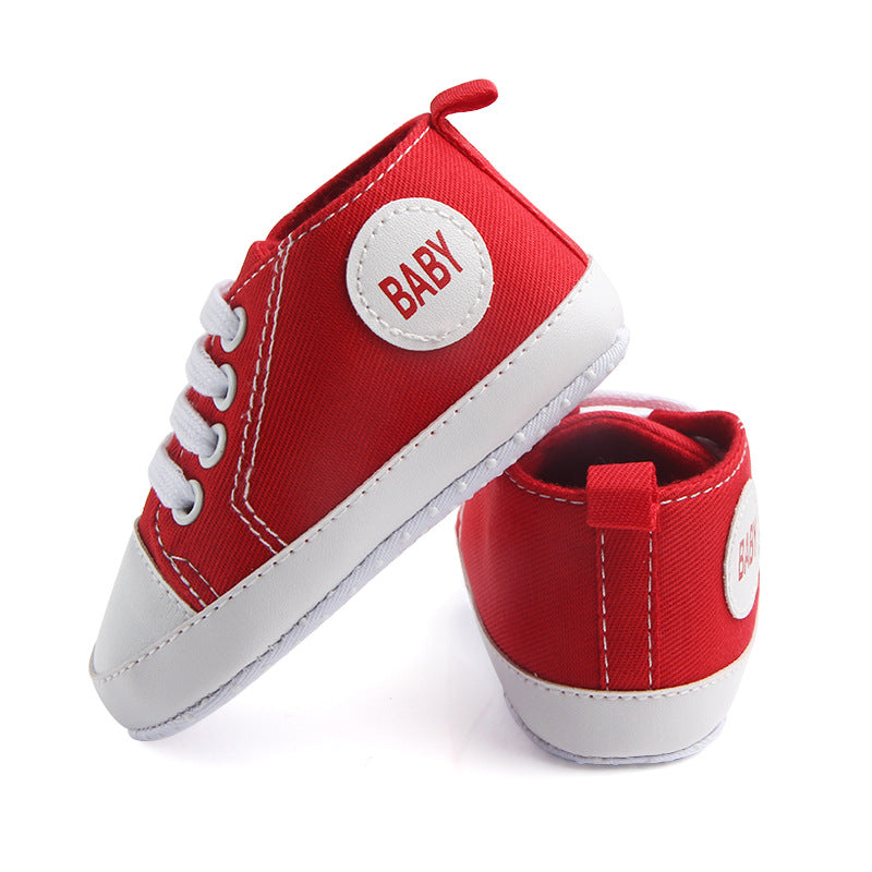 Wholesale side baby soft bottom shoes baby toddler shoes spring and autumn new 0284