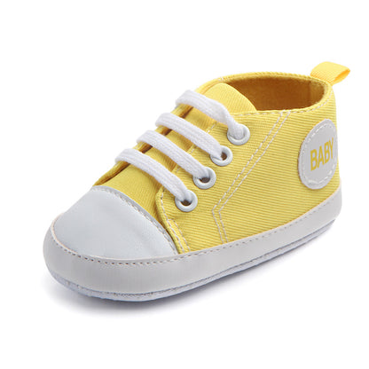 Wholesale side baby soft bottom shoes baby toddler shoes spring and autumn new 0284