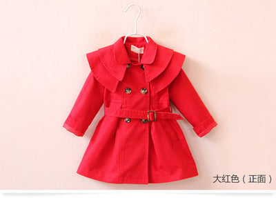 Cross-border children's clothing coat one generation spring and autumn new style cotton girl windbreaker Korean baby coat wholesale