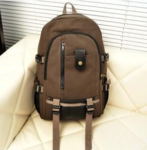 2023 New Men's Simple Fashion Backpack Leisure Travel Rucksack Large Capacity Student School Bag