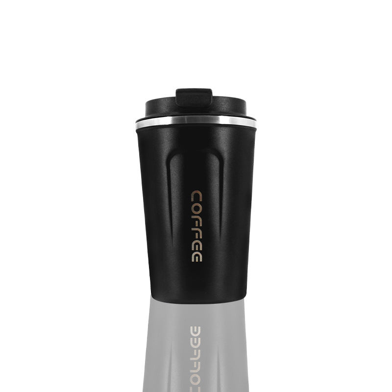 Simple style pure color 304 stainless steel thermos cup intelligent display temperature coffee cup car portable wholesale logo