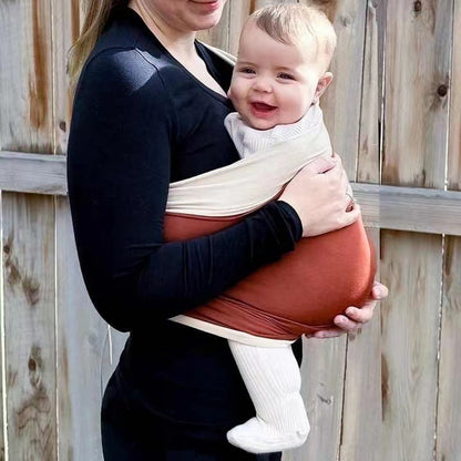 Baby Wrap Carrier in use