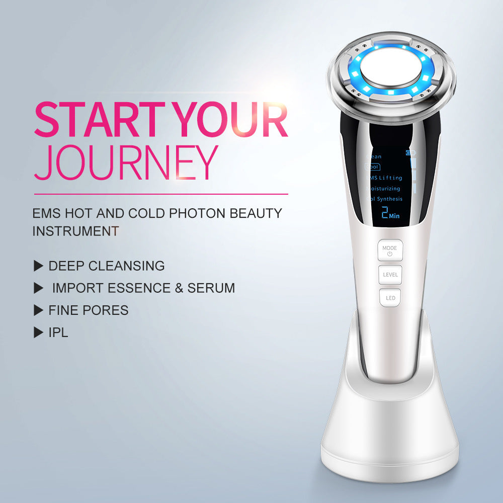 Hot and Cold IPL Beauty Instrument Import and Export Facial Lifting Massager EMS Microcurrent Cross-border Youpin