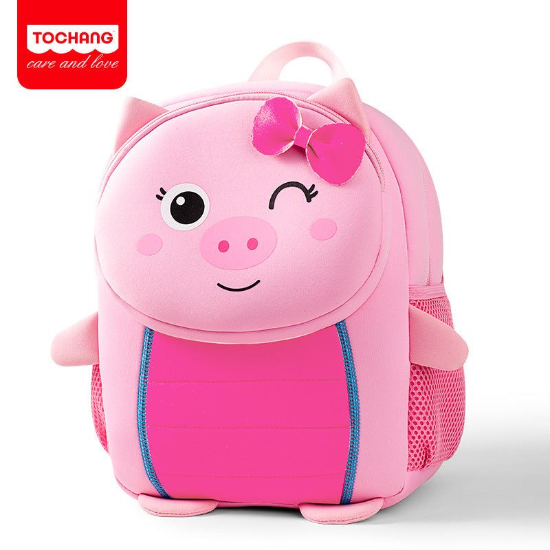 Diving material children's bag cartoon cute three-dimensional animal shape kindergarten small school bag going out lightweight backpack