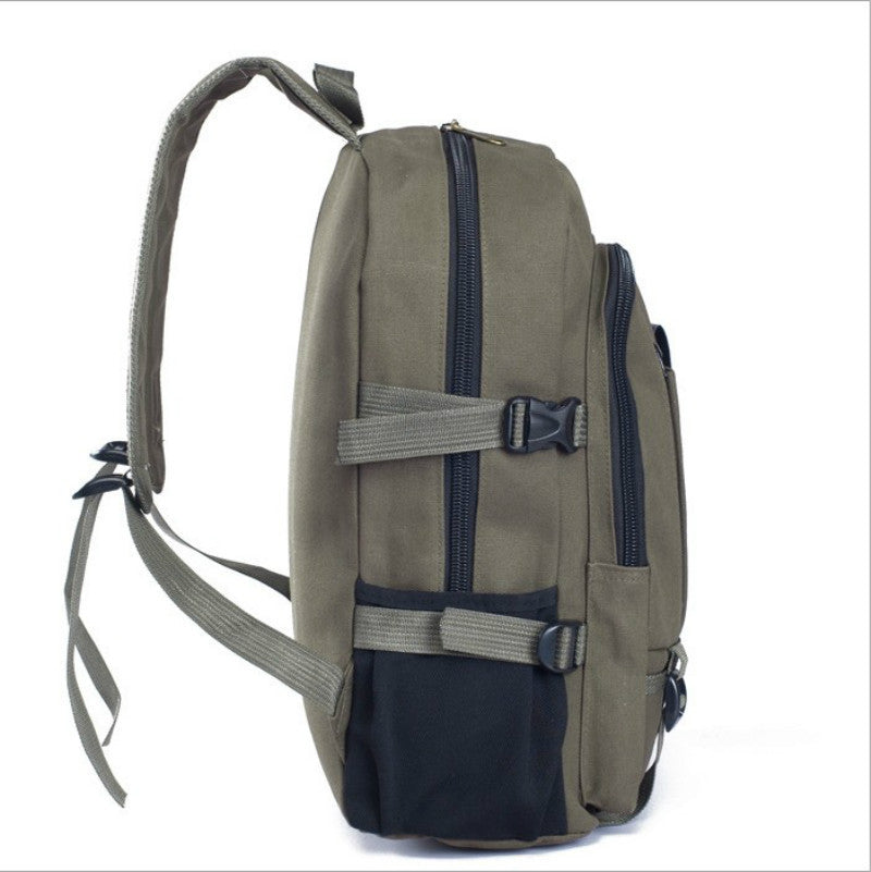 2023 New Men's Simple Fashion Backpack Leisure Travel Rucksack Large Capacity Student School Bag