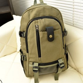 2023 New Men's Simple Fashion Backpack Leisure Travel Rucksack Large Capacity Student School Bag