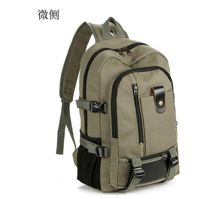 2023 New Men's Simple Fashion Backpack Leisure Travel Rucksack Large Capacity Student School Bag