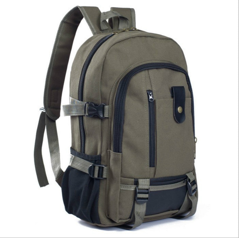 2023 New Men's Simple Fashion Backpack Leisure Travel Rucksack Large Capacity Student School Bag