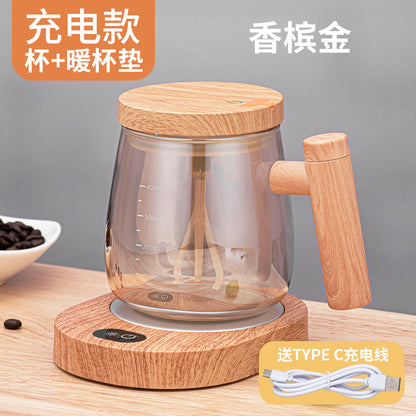 Japanese fully automatic mixing cup glass ins wind electric mug instant coffee milk powder honey potion rotation