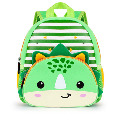 New Student Animal Cartoon School Bag Children's Diving Material Kindergarten Backpack Dinosaur Unicorn School Bag Wholesale