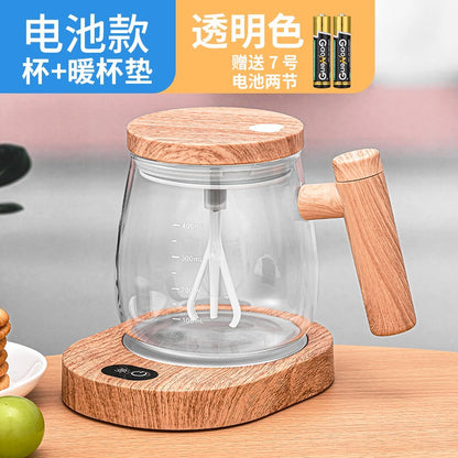 Japanese fully automatic mixing cup glass ins wind electric mug instant coffee milk powder honey potion rotation