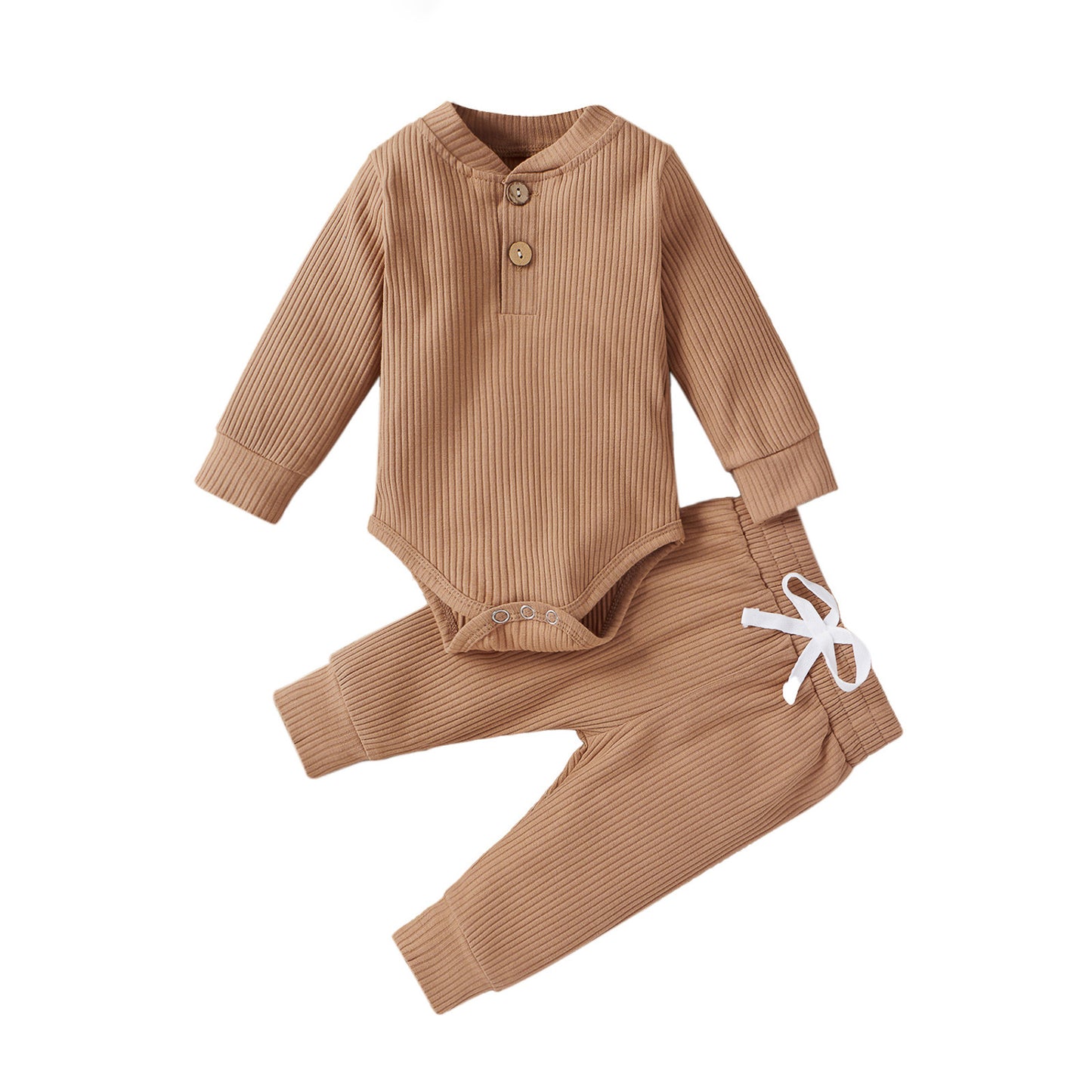 TX children's clothing spring and autumn male and female baby infant cotton long-sleeved jumpsuit trousers home base comfort suit