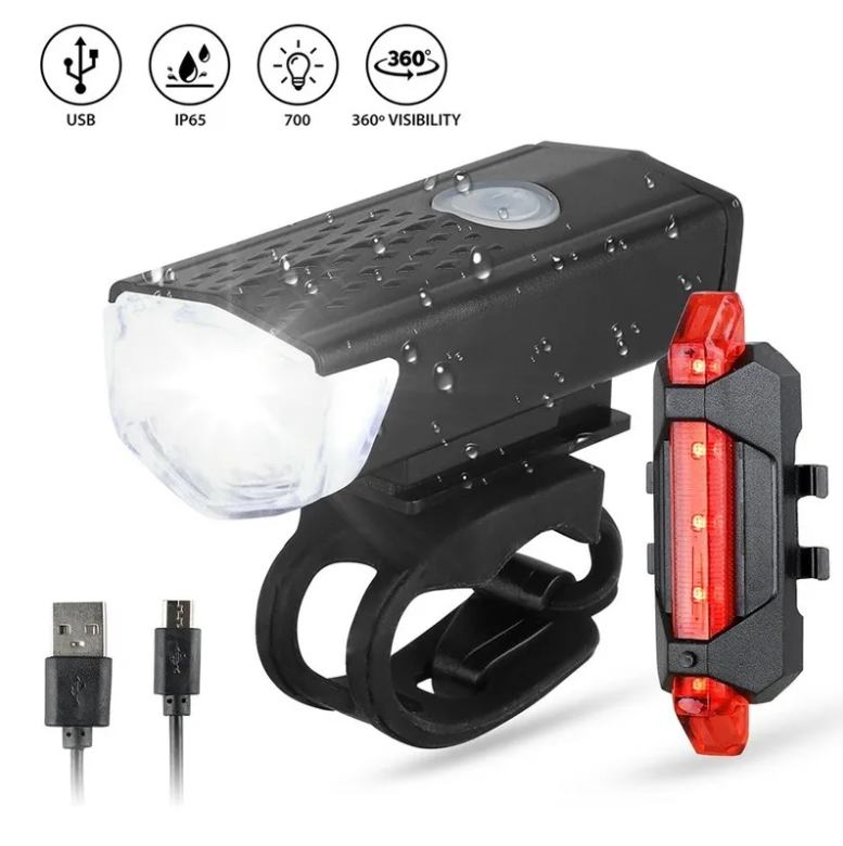 Bike Headlight Black