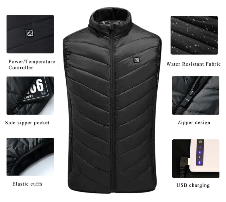 Heated Vest Features